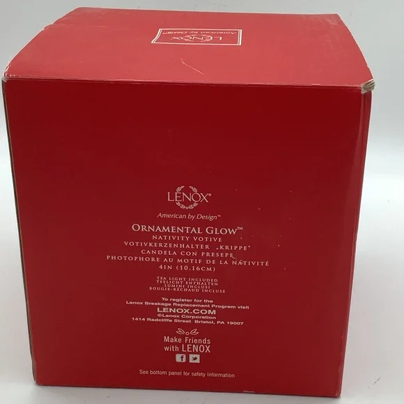 New Lenox Ornamental Glow Nativity Votive - Picture 13 of 16